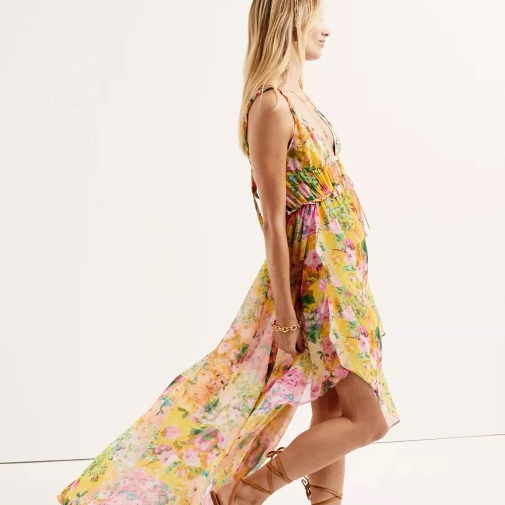 FOR LOVE AND LEMONS FLORAL DRESS